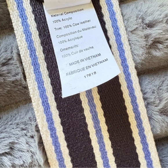 RALPH LAUREN striped bend-back belt - Picture 4 of 6